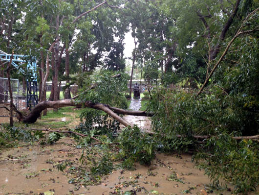 novembre 2013 - i danni causati dal tifone Haiyan.