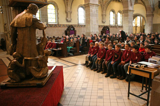 16 dicembre 2012 - Peregrinazione della statua contente la reliquia di Don Bosco.
