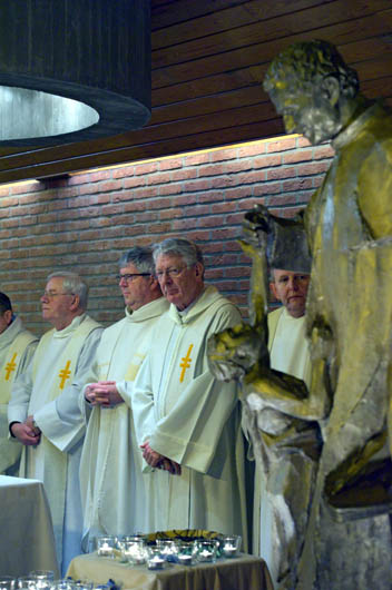15 gennaio 2013 - Peregrinazione della statua di bronzo di Don Bosco contenente la reliquia.