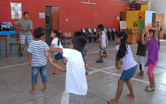 Bambini del progetto educativo Nios de Plomo (Bambini di Piombo) sostenuto dalla Fondazione Don Bosco nel Mondo.