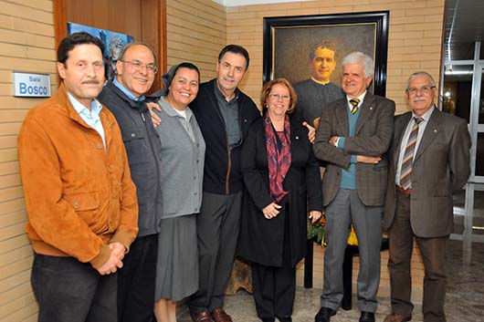 14 Aprile 2014 - La Segreteria Mondiale dei Salesiani Cooperatori con Don Ángel Fernández Artime, Rettor Maggiore.