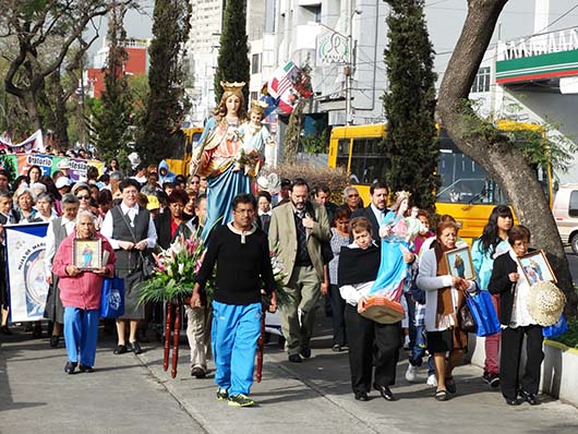 5 Maggio 2014 – Pellegrinaggio della Famiglia Salesiana 2014 alla madonna di Guadalupe.
