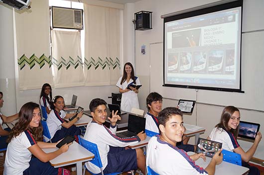1 Agosto 2014 - Collegio salesiano San Giuseppe, in una delle classi dove si insegna luso delle nuove tecnologie.