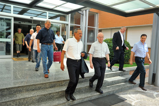 13 Agosto 2014 - La comunit della Casa Generalizia saluta Don Pascual Chvez, Rettor Maggiore emerito