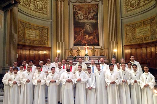 8 Settembre 2014 - Don Ángel Fernández Artime, Rettor Maggiore, con 19 nuovi salesiani.