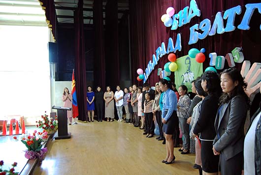 8 Settembre 2014  Presentazione dei professori durante la cerimonia di apertura del nuovo anno scolastico del Don Bosco Technical Skills Center.