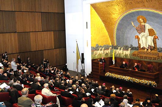 6 novembre 2014 - Il cardinale Angelo Scola, arcivescovo di Milano, inaugura solennemente il nuovo anno accademico della Pontificia Universit Lateranense.