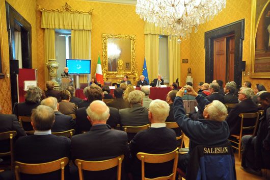 18 novembre 2014 - Conferenza in Parlamento sul tema: Italiani alla fine del mondo. Missionari salesiani in Patagonia e nella Terra del Fuoco