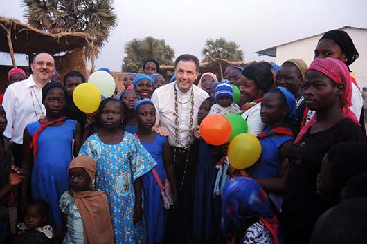 febbraio 2015 - Visita di don ngel Fernndez Artime, Rettor Maggiore, in Ciad.