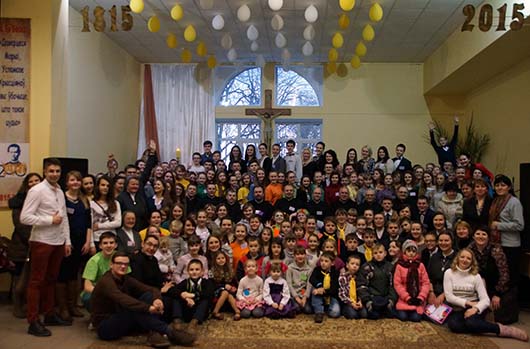 1 febbraio 2015 - La Famiglia Salesiana della Bielorussia in festa per rendere omaggio in spirito di unit al Santo dei Giovani.