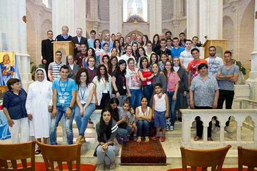 16 maggio 2015 - Il Consigliere Generale per la Pastorale Giovanile, don Fabio Attard, in visita alloratorio Don Bosco di Nazareth.