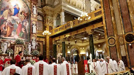 24 maggio 2015 - Solenne Concelebrazione Eucaristica presieduta dall`arcivescovo di Torino, mons. Cesare Nosiglia nella Basilica di Maria Ausiliatrice.