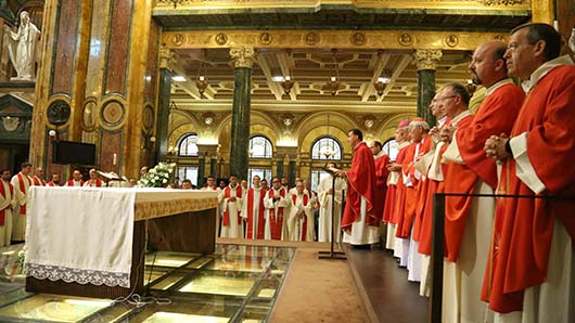 24 maggio 2015 - Celebrazione eucaristica presieduta dal Rettor Maggiore, Don Ángel Fernández Artime.