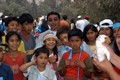 Chosica, Per  19 settembre 2004  Don Nicanor Martinez insieme ai giovani delloratorio San Juan Bosco e la loro mascotte.