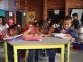 Bogot, Colombia  gennaio 2004  Alunni della Fundacin Educativa Don Bosco, opera Salesiana che  provvede alla formazione di oltre 5000 bambini e giovani provenienti dalla periferia della capitale colombiana.