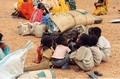 Darfur, Sudan  15 luglio 2004  Gruppo di bambini in uno dei campi profughi in Darfur. 62 di loro sono ora ospiti nel Centro Tecnico Don Bosco di El Obeid.