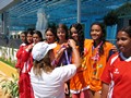 Natal,Brasile  4 luglio 2004  Premiazione di alcune atlete partecipanti al XX Nordesto Salesiano. Alla manifestazione sportiva hanno preso parte circa 1300 atleti provenienti da 15 collegi salesiani e delle Figlie di Maria Ausiliatrice.