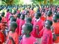 Tonj, Sudan – novembre 2003 – Bambini della scuola della Missione Don Bosco.