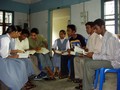 Siliguri, India  20 Luglio 2003  I novizi salesiani e le novizie delle Suore Missionarie di Maria Aiuto dei Cristiani dellispettoria di Calcutta studiano insieme la Bibbia.