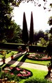 Jardines de de la residencia papal de Castelgandolfo, cipreses.