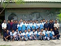 Tigaraksa, Indonesia  marzo 2006  Gruppo di 32 studenti che frequentano la Scuola Tecnica Salesiana per meccanici ed elettricisti.