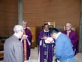 Roma, Italia - 3 aprile 2006 – Don Pascual Chávez, presiede l’Eucaristia in occasione del suo IV anniversario di elezione a Rettor Maggiore dei Salesiani.