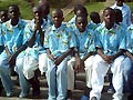 Abidjan, Costa d’Avorio – 28 ottobre 2007 – Ragazzi della casa salesiana per giovani a rischio “Michele Magone” della Visitatoria Occidentale Francofona (AFO) in pellegrinaggio al santuario mariano di "Adjame". 
