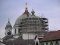 Italia – Torino, 1 luglio 2004 – Lavori di restauro per la Basilica di Maria Ausiliatrice di Valdocco, iniziati subito dopo la festa della Madonna di Don Bosco.
