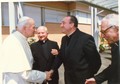 Giovanni Paolo II in visita a curia generalizia SDB 1990.