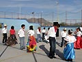 Tijuana, Messico - 31 gennaio 2008 - Alcuni giovani ballano in occasione della festa per l`inaugurazione del nuovo tempio dedicato a Don Bosco.