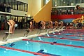 Funchal, Portogallo  20 giugno 2006  Gara di nuoto svoltasi nella nuova piscina della scuola salesiana di Arti e Mestieri di Funchal, nellIsola di Madeira, inaugurata il 20 giugno scorso.