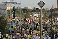 Valencia, Spagna – 9 luglio 2006 – Oltre 1 milione di fedeli hanno assistito all’Eucaristia celebrata  dal Santo Padre presso l’avveniristica “Città delle Arti e delle Scienze”. Numerosa la presenza della Famiglia Salesiana.