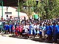 Lubumbashi, Repubblica Democratica del Congo  1 maggio 2008  Cerimonia di chiusura dei giochi salesiani svolti presso la Citt dei Giovani.