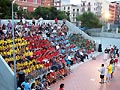 Bari, Italia  1 luglio 2008  Apertura dellattivit estiva promossa dalloratorio centro giovanile del Redentore di Bari ispirata a L`acchiappasogni di Hashale che coinvolge 250 ragazzi e giovani del quartiere Libert.