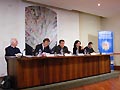 4 dicembre 2008 - Conferenza Stampa del Congresso Sistema Preventivo e Diritti Umani. Da sinistra: don Ferdinando Colombo, Piero Damosso, don Fabio Attard, Carola Carazzone, don Donato Lacedonio.