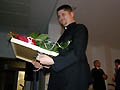 5 dicembre 2008 - Don Paweł Sufleta, incaricato delloratorio salesiano di Ełk, riceve il premio comportamento esemplare.
