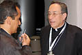 15 gennaio 2009 -  Card. Oscar A. Rodrguez Maradiaga, arcivescovo di Tegucigalpa, durante una intervista, VI Incontro Mondiale delle Famiglie.