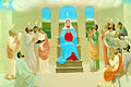 15 marzo 2009 - Dipinto della Pentecoste.