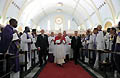 21 marzo 2009 - Papa Benedetto XVI in occasione del suo viaggio apostolico in Angola.