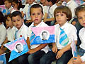 12 maggio 2009 - Bambini con le bandiere di Don Bosco.