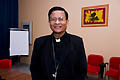 24 maggio 2010 - Mons. Charles Maung Bo, S.D.B., arcivescovo di Yangon. Incontro vescovi salesiani.