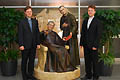 16 giugno 2010 - Don Robert e don Leszek Kruczek autori della statua di Don Bosco e Don Rua.