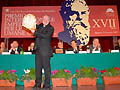 29 novembre 2009 - Don Enrico dal Covolo, Postulatore Generale per le Cause dei Santi della Famiglia Salesiana, riceve il Premio Internazionale Empedocle.