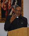 3 marzo 2010 - Don Miguel Montes alla Conferenza Stampa di presentazione dell`arrivo dell`urna di Don Bosco