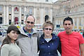 aprile 2011 - Lorena ed Edwin, ex bambini soldato, nel mese di aprile hanno percorso i paesi di Spagna, Germania e Svizzera per presentare il loro Progetto Universit nelle scuole salesiane