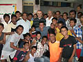 14 agosto 2010  Don Vclav Klement, Consigliere per le Missioni, insieme a don William Falcao, 4 salesiani e 66 ragazzi di strada di Bombay.  
