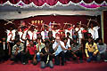 27 agosto 2010  Don Vaclav Klement, con i giovani del prenoviziato Don Bosco di Vellakinar.