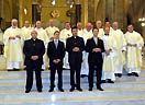 11 settembre 2011  I neo professi Andrea Checchinato, Edoardo Gnocchini, Matteo Grigoli e Luca Indraccolo, con don Fabio Attard, Consigliere Generale per  la Pastorale Giovanile, e  don Claudio Cacioli, Ispettore ILE.