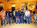 21 ottobre 2011 - Don Vaclav Klement, Consigliere per le Missioni con la banda musicale dei formandi diocesani del Seminario Minore per giovani indigeni Mixes.
