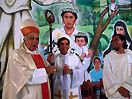 21 ottobre 2011 -  Mons. Guerrero Crdova presso lIstituto salesiano di Cecachi, presenta ufficialmente alla comunit don Joseph Nguyen N., salesiano vietnamita, inviato dal Rettor Maggiore come missionario in Messico.

